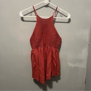 Free People Red Tank Top